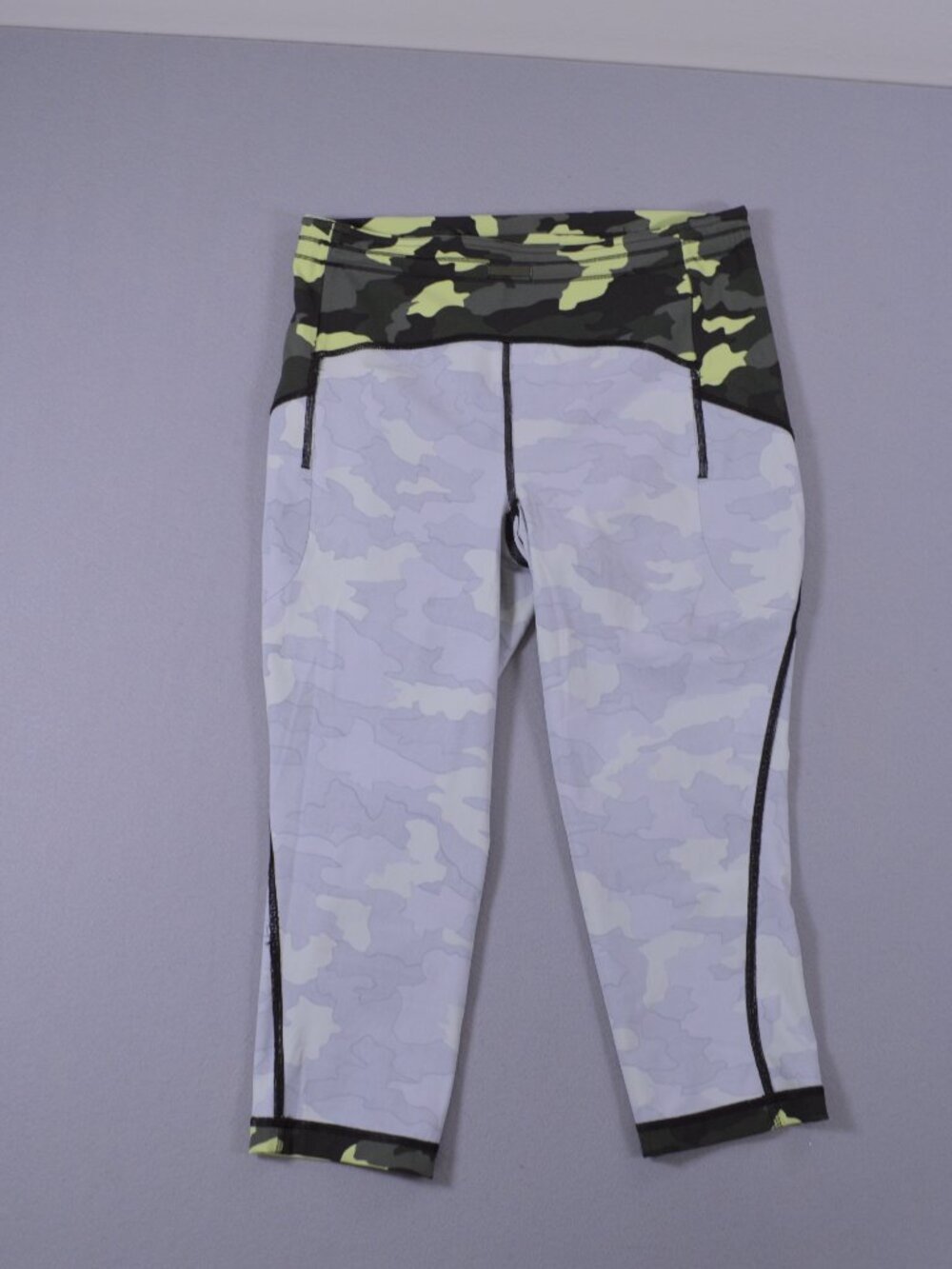 Lululemon Swift Speed High Rise Crop 21 Camo Leggings Size 10 Luxtreme - Picture 8 of 15